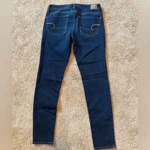 American Eagle Outfitters Dark Blue Skinny Jeans